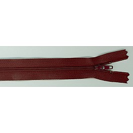 Zipper raisiny red 35.5 cm