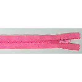 Zipper bubblegum pink 35.5 cm