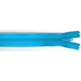 Zipper turquoise splash 35.5 cm