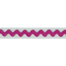 1.75cm Ric Rac Zick-Zack Band magenta