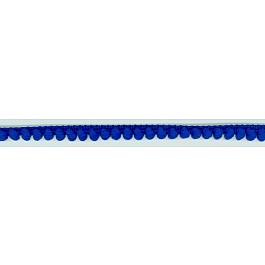 Baby Ball Fringe Ribbon 10mm royal