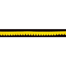 Baby Ball Fringe Ribbon 10mm wide lemon