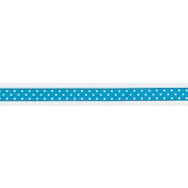 Swiss Dot Ribbon 9.5 mm 3/8'' tropic