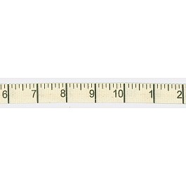 Cotton Twill Inch Measuring Tape 1.6cm