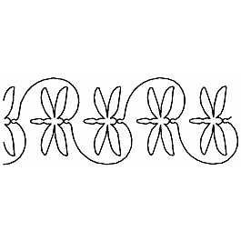 Dragonfly Serpentine Border 15 cm