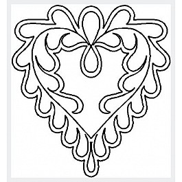 Feathered Heart Block 18 cm