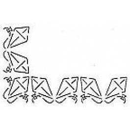 Border Kite, 6.4 cm