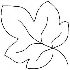 Block Maple Leaf 18 cm (7'')