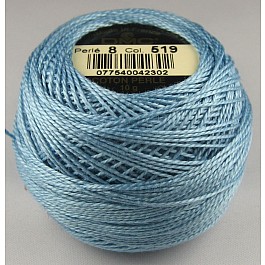 DMC Coton Perlé No. 8 Color 519