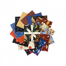 Midnight Flora Charm Pack 42 pcs 5'' squares