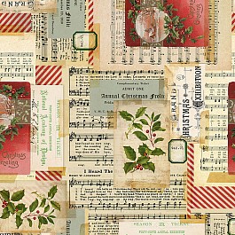 Holidays Past - Cotton Canvas