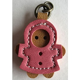 Child, Zipper charm pink