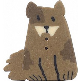 Large Brown Dog (22 x 25 mm)