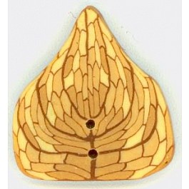 Large Aspen Leaf 1.7 x 1.8 cm