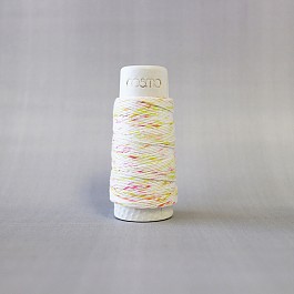 Hidamari Sashiko Yarn Shaved Ice Pink Yellow 30 m
