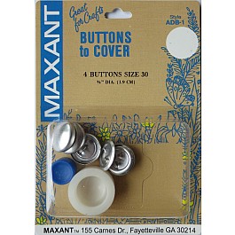 4 Buttons to Cover 19 mm (3/4'') with tool