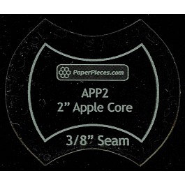 Acrylic Apple Core 2'' Template