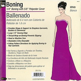 Boning Fischbein Baleine white