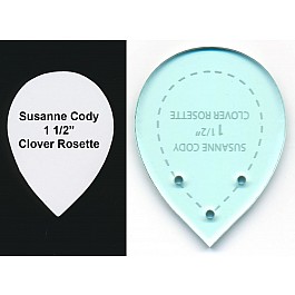 100 Paper Pieces Cody Clover 1 1/2'' + 1 Template