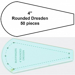 Paper ROUNDED Dresden 4'' + Template