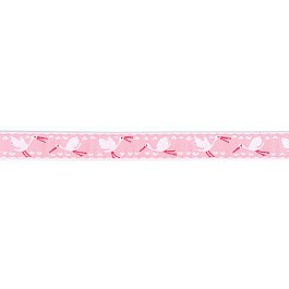 Pink Stork 15mm - Cotton Blend