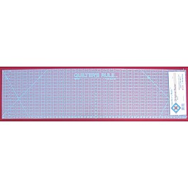 Ruler 16 x 60 cm teal metric