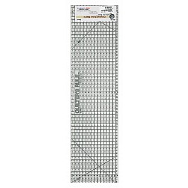 Metric Ruler 16 x 60 cm black