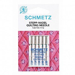 5 Quilting Schmetz Needles 75/11 & 90/14