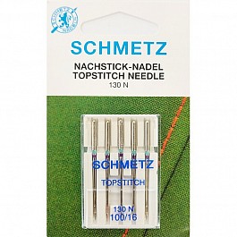 5 Topstitch Schmetz Needles 100/16