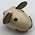beige Maus Vorder- und Hinterteil