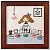 A Life With A Cat DINING, Embroidery Kit with Frame
