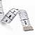 Blue 150cm/60'' Measuring tape in tin