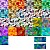 Luminous 42 pieces 10'' Squares multi