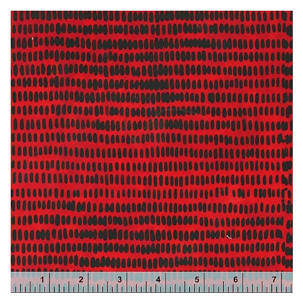 Scarlet Flame Batik