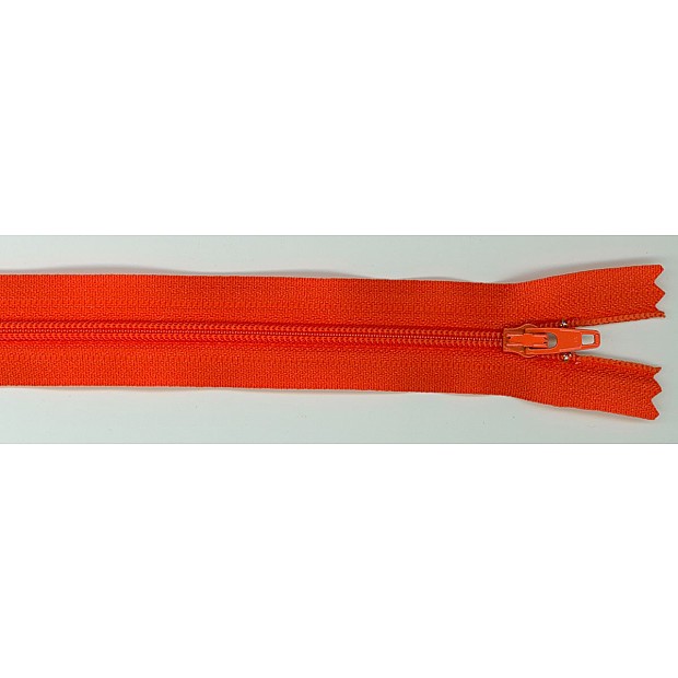 Zipper sunset red 35.5 cm