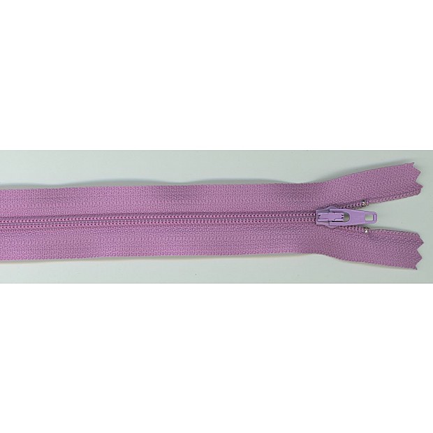 Zipper lilac purple 35.5 cm