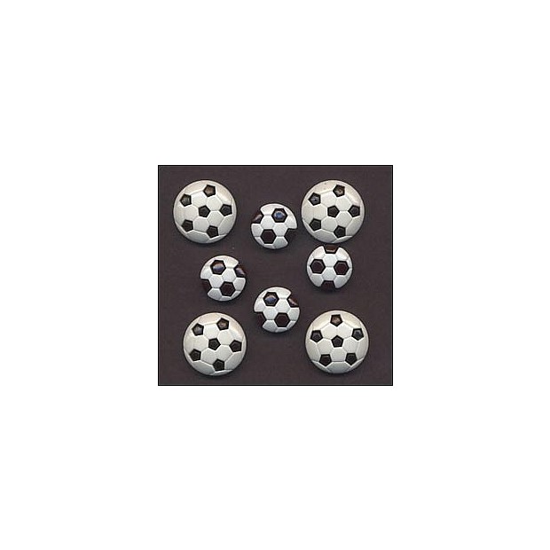 Sports Soccer Balls 4x 2.7mm + 4x 1.5mm