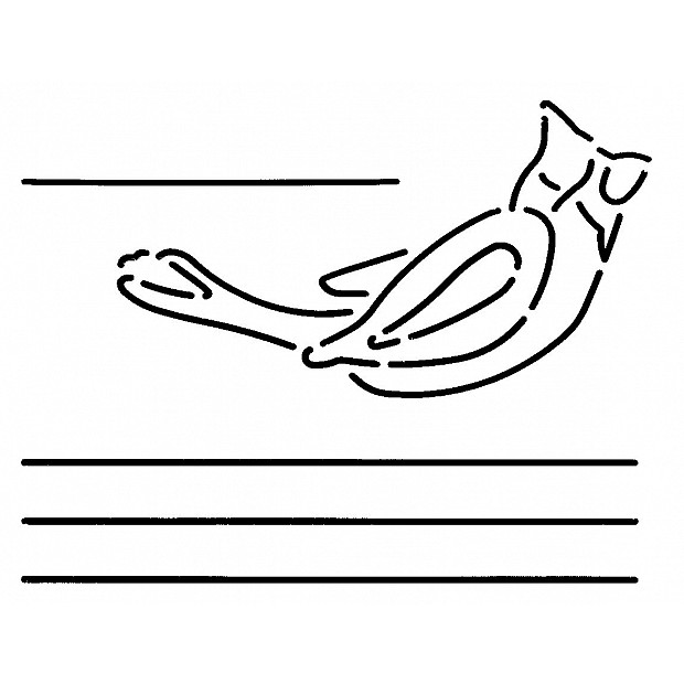 Bird, 6.5 x 11.5 cm