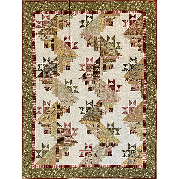 Reproduction Quilt, cream 152 cm x 200 cm