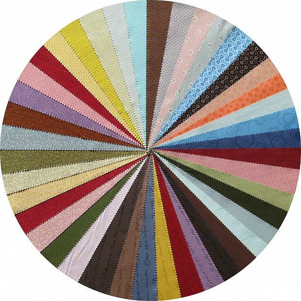 Colored Fabric-Kit Mystery 2016