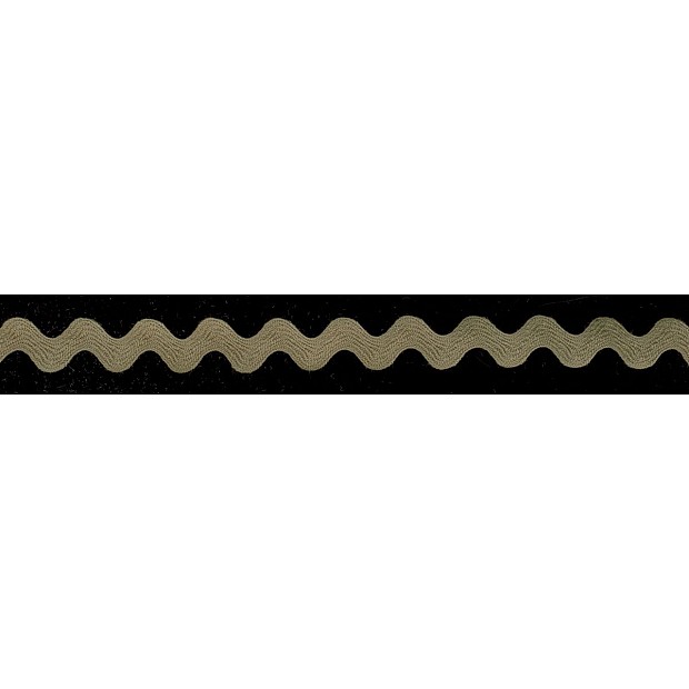 1.25cm 1/2'' Ric Rac Zick-Zack dk. taupe