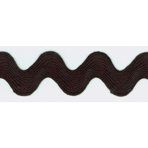 3.5 cm Ric Rac Zick-Zack Band black