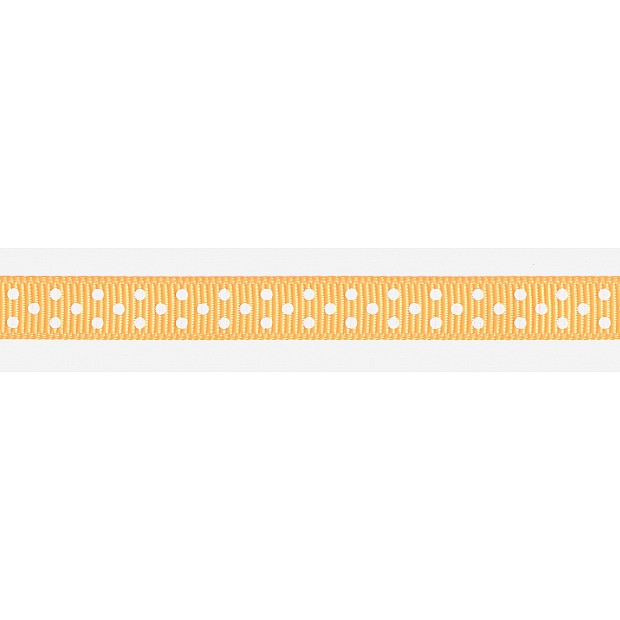 Swiss Dot Ribbon 9.5 mm 3/8'' orange