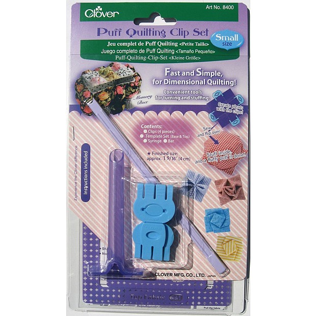 Puff Quilting Clip Set small 4 cm