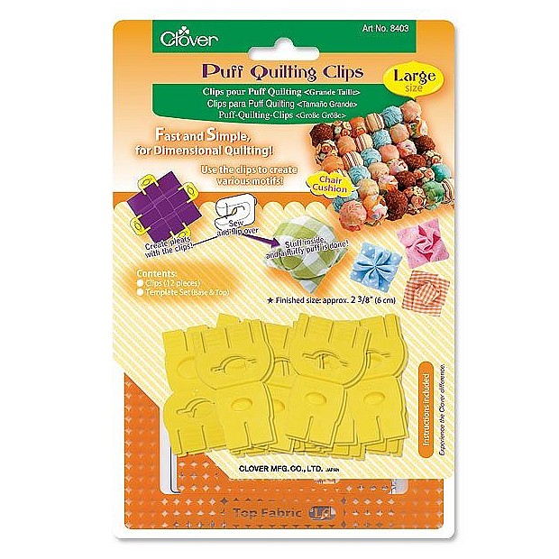 Clips & Base for Puff Quilting large 6cm