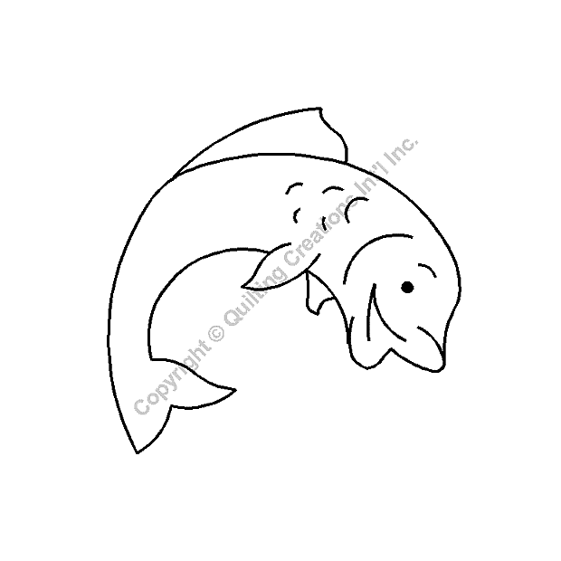 Fish Block, 7.6 cm (3 inch)