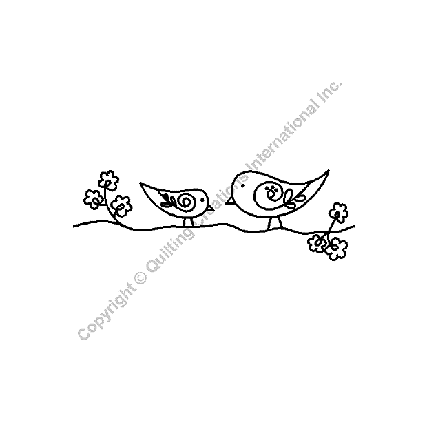Blossoms & Birdies 11.4 cm