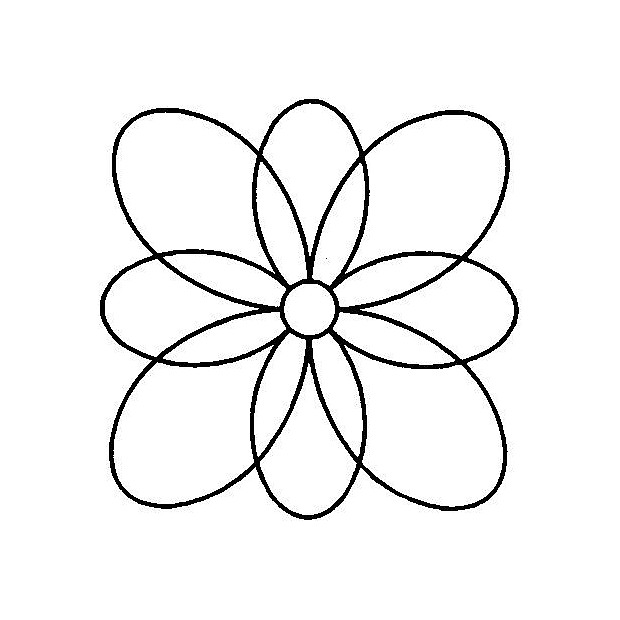 Flower Block, 34.3 cm (13.5 inch)