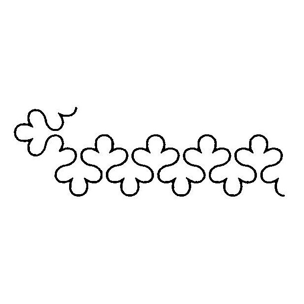 Spring Leaf Border, 7.6 cm