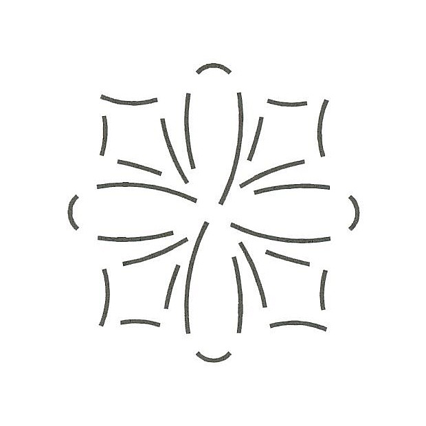 Loop and Dart Block, 10 cm (4 '')